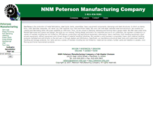 Tablet Screenshot of peterson-mfg.com